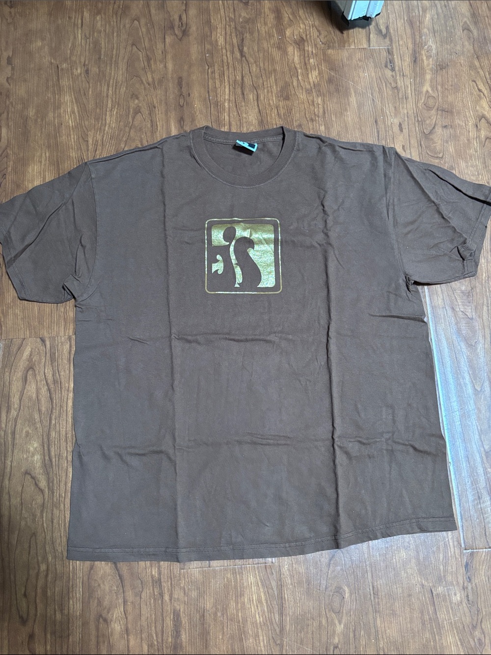 IS Vintage Brown Short Sleeve Skateboard T-Shirt